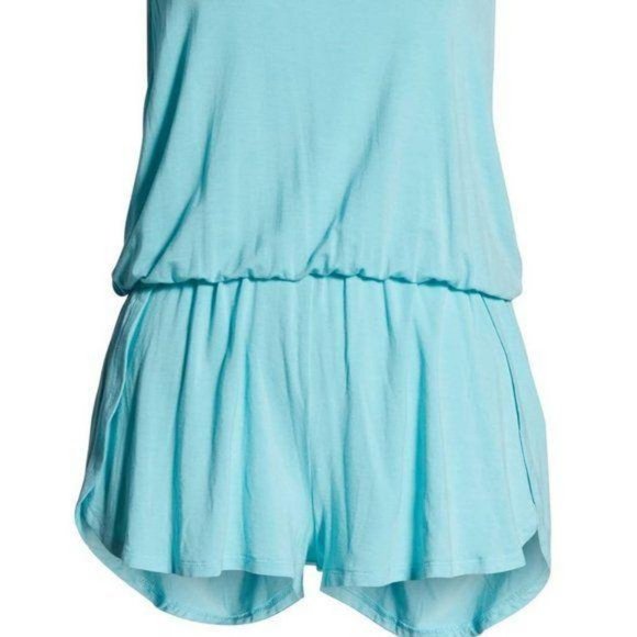 NWOT Something Navy Short & Sweet Romper - Picture 4 of 5